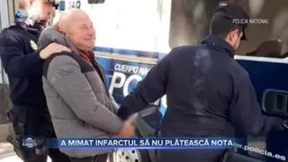 VIDEO - Metodă ingenioasă: Un bărbat din Spania a mimat infarctul să nu plătească consumația la restaurant