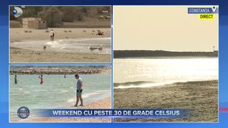 VIDEO - Weekend cu peste 30 de grade Celsius. S&acirc;mbătă, pe litoral, termometrele vor urca p&acirc;nă la 32 de grade