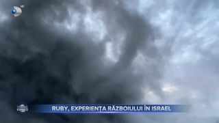 Ruby, experiența războiului &icirc;n Israel. &bdquo;Ne-a fost frică să mai părăsim hotelul, eram protejați pentru că acolo avem buncăr.&rdquo;