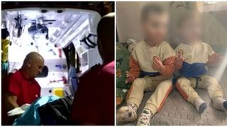 Băiatul de 3 ani se afla &icirc;n comă profundă c&acirc;nd a fost transferat la Spitalul de Neurochirurgie din Iași, ulterior fiind adus la Spitalul de Copii, Secția ATI. Din păcate, fratele său nu a mai putut fi salvat, impactul fiindu-i fatal.  Mama celor doi a re