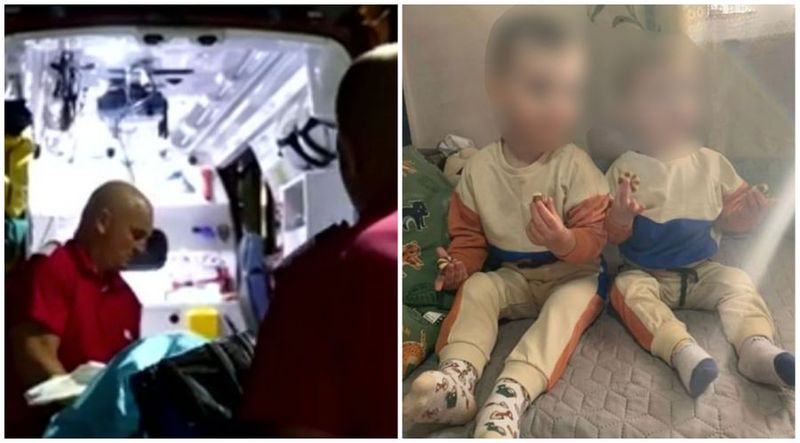 Băiatul de 3 ani se afla în comă profundă când a fost transferat la Spitalul de Neurochirurgie din Iași, ulterior fiind adus la Spitalul de Copii, Secția ATI. Din păcate, fratele său nu a mai putut fi salvat, impactul fiindu-i fatal.  Mama celor doi a re