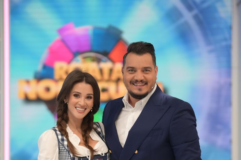 Daniela Gyorfi și fiica sa, Maria, vor învârti ”Roata Norocului” în această duminică, la Kanal D!  Bursucu și Ana, la “lecţia de germană”!