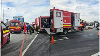 19 persoane au ajuns la spital în urma unui accident rutier, între două microbuze. Autoritățile au intervenit de urgență