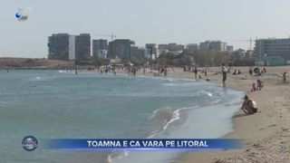 VIDEO - Toamna se simte ca vara pe litoral. Turiștii se bucură de temperaturile calde