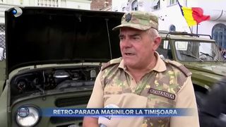 VIDEO - Retro-parada mașinilor la Timișoara. Peste 100 de autoturisme din toate timpurile au atras privirile vizitatorilor