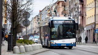 Cum arată noile troleibuze Solaris, care vor circula &icirc;n București &icirc;ncep&acirc;nd cu anul viitor