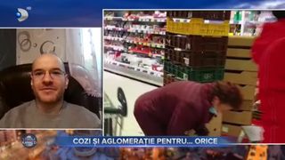 VIDEO - Haos la un hipermarket din Suceava. Românii aproape că s-au călcat în picioare pentru reducerile la cașcavalul afumat