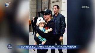 VIDEO - Copilul lui Paris Hilton, ținta ironiilor. Ce replică le-a dat vedeta după valul de comentarii negative