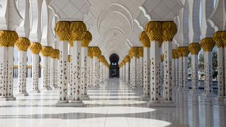 Sheikh Zayed Grand Mosque este una dintre cele mai mari moschei din lume.