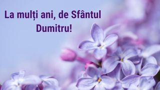 Felicitări de Sf. Dumitru 2023: Urări și mesaje drăguțe: &rdquo;La mulți ani! Sf&acirc;ntul al cărui nume &icirc;l porți să &icirc;ți călăuzească pașii, să &icirc;ți păstreze mintea liberă de g&acirc;nduri rele și inima curată, plină de iubire&rdquo;