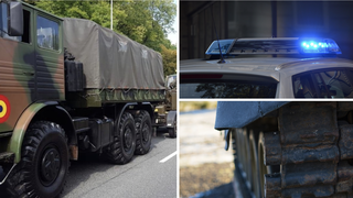 VIDEO - Accident rutier Iași: O mașină militară a lovit un autoturism care nu a acordat prioritate. O persoană a fost accidentată în urma impactului