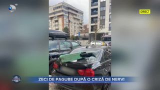 VIDEO - Zeci de pagube după o criză de nervi. Un t&acirc;năr &icirc;n v&acirc;rstă de 25 de ani a distrus un apartament &icirc;ntreg