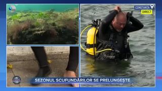 VIDEO - Sezonul scufundărilor se prelungește. Temperaturile ridicate le-a dat o nouă șansă pasionaților de scufundări