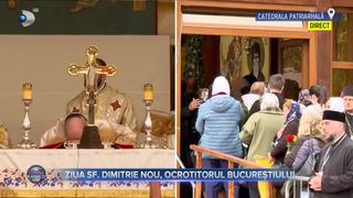 VIDEO - Sfântul Dimitrie cel Nou, Ocrotitorul Bucureștiului, sărbătorit astăzi. Sute de pelerini au venit să se roage pentru sănătate, fericire