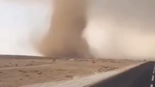 Tornadă &icirc;n Qatar!