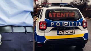 VIDEO. Două mașini de poliție s-au ciocnit &icirc;ntre ele, &icirc;ntr-o urmărire de la Arad. Patru polițiști au ajuns la spital