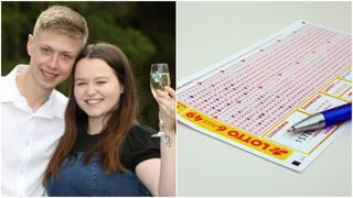 Cu dovada &icirc;n față, t&acirc;nărul a plecat să &icirc;și revendice premiul cel mare de 120.000 de lire. 