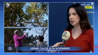VIDEO - Noiembrie vine cu vreme caldă. Termometrele vor înregistra temperaturi de până la 28 de grade Celsius