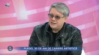 VIDEO - Fuego, 30 de ani de carieră artistică. „Spectacolul aduce în fața publicului cele mai frumoase cântece din repertoriul meu”