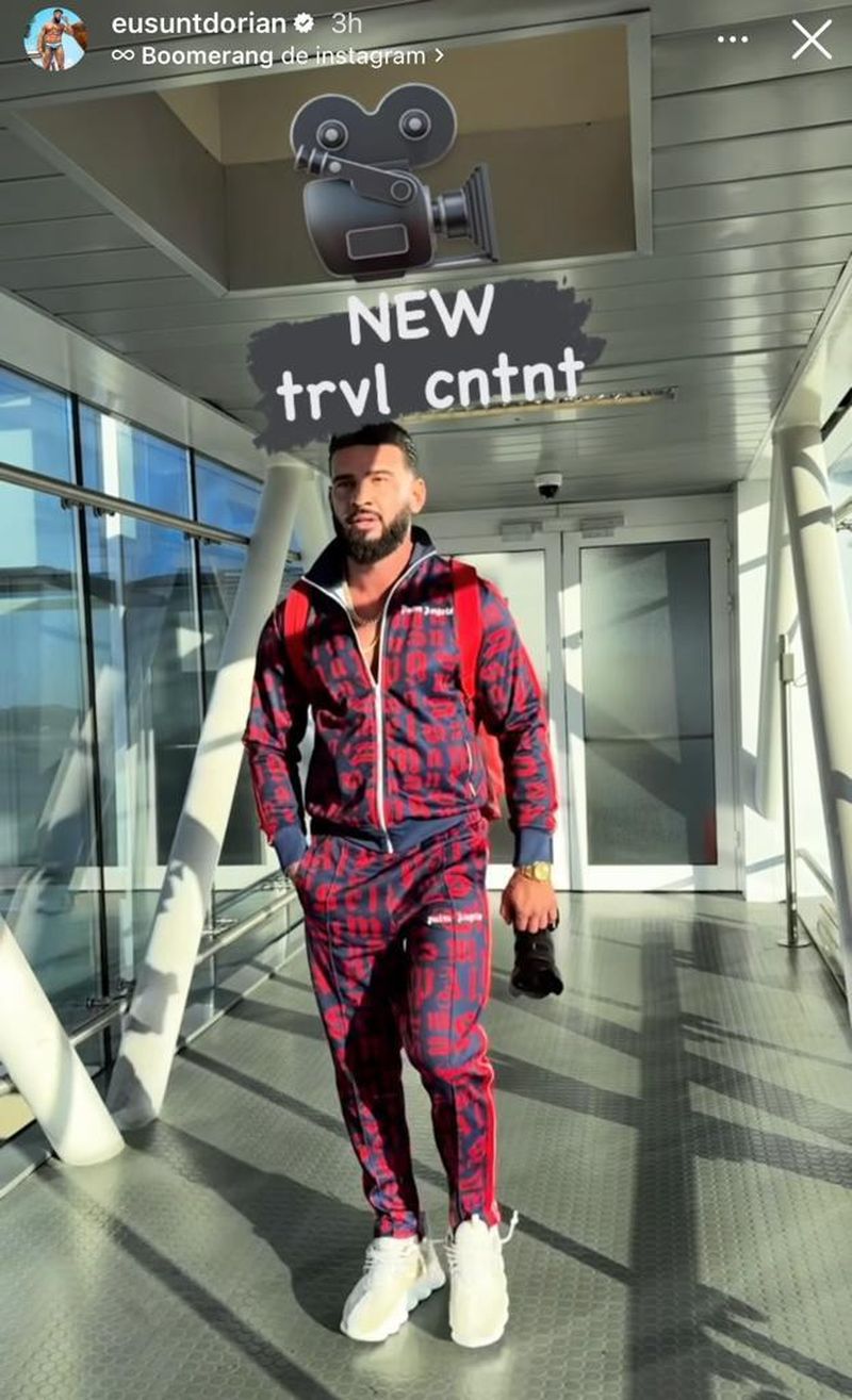 Dorian Popa a postat în dimineața zilei de luni, 30 octombrie o fotografie din aeroport, semn că a decis să plece din țară câteva zile. 