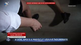 VIDEO - O femeie din Botoșani și-a ucis viitorul soț, apoi s-a prefăcut văduvă îndurerată. A spus polițiștilor că bărbatul s-a sinucis