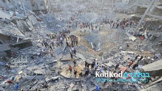 Cratere imense la locul exploziilor