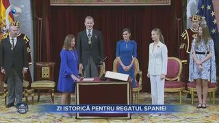VIDEO- Zi istorică pentru regatul Spaniei. Prințesa Leonor a depus jurăm&acirc;ntul de credință