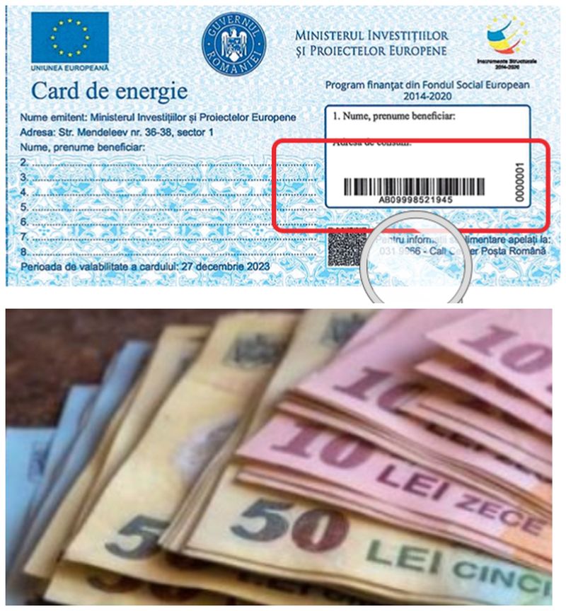 Cardurile de energie, utilizate cel mult până la 27 decembrie 2023
