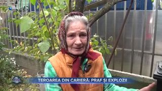 VIDEO- Teroarea din carieră, praf și explozii. Oamenii se tem pentru viața lor