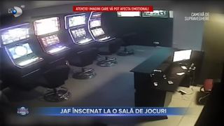 VIDEO- Jaf &icirc;nscenat la o sală de jocuri. Imagini suprinse de camerele de supraveghere