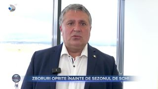 VIDEO - Zboruri oprite &icirc;nainte de sezonul de schi. Cursele de pe aeroportul din Brașov vor fi mutate pe cel din Bacău