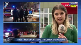 VIDEO - Accident grav &icirc;n Slatina! Trei tinere au fost lovite pe trecerea de pietoni