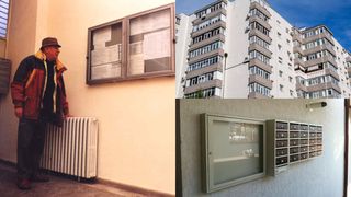 Imagini virale dintr-o scară de bloc! Incredibil ce bilet a găsit un bărbat pe ușa apartamentului său: &bdquo;Felicitări, vecine&rdquo;