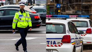 Scene de coșmar pe o stradă din Pitești. Un polițist a fost băgat &icirc;n comă de un t&acirc;năr