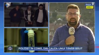 VIDEO - Polițist &icirc;n comă, din cauza unui t&acirc;năr băut. Agentul a fost dus de urgență la un spital din Pitești