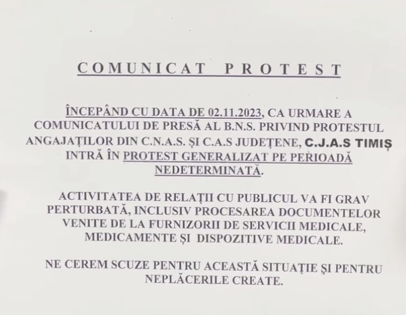 Proteste angajați Casa de Pensii