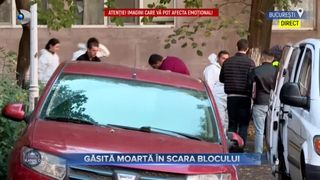 VIDEO - Tragedie în Capitală! O femeie a fost găsită fără viață în scara unui bloc