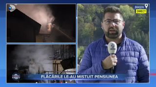 VIDEO - Flăcările le-au distrus afacerea. O pensiune din Râșnov a fost făcută scrum, noaptea trecută