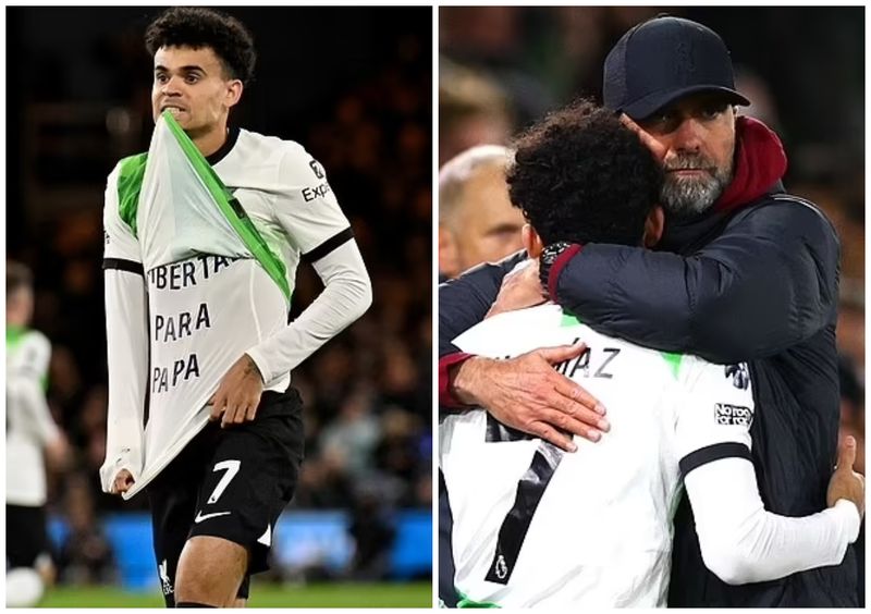 Luis Diaz, încurajat de Jurgen Klopp