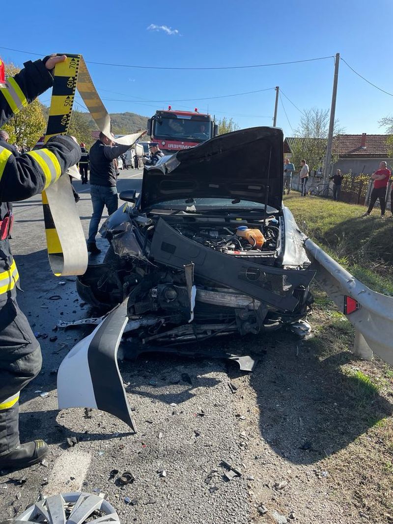 Accident rutier provocat de un bărbat fără permis de conducere