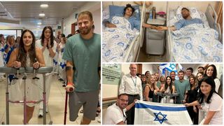 Povestea emoționantă a unui cuplu grav rănit de terorișii Hamas. Cei doi au fost de nedespărțit chiar și pe patul de spital