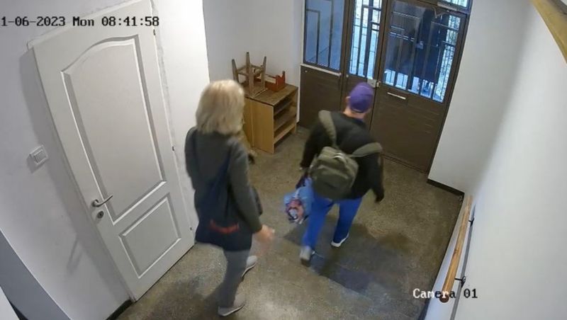 Femeia și agresorul, înainte de tragedie