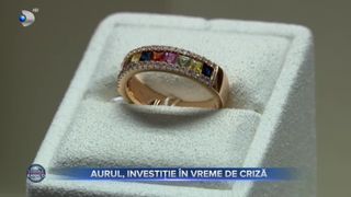 VIDEO - Aurul rămâne investiție sigură în vreme de criză