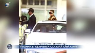VIDEO - Rihanna și A$AP Rocky, la cină fără copii. Cei doi au luat masa la un restaurant de lux din Beverly Hills