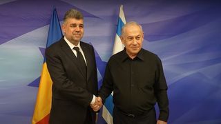 Marcel Ciolacu, alături de premierul israelian Benjamin Netanyahu