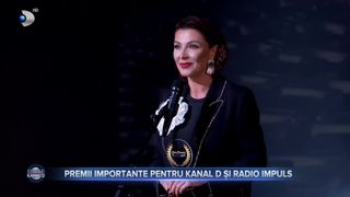 VIDEO - Premii importante pentru Kanal D și Radio Impuls. Ilinca Vandici a c&acirc;știgat premiul pentru &bdquo;Cea mai rafinată vedetă din Rom&acirc;nia&rdquo;