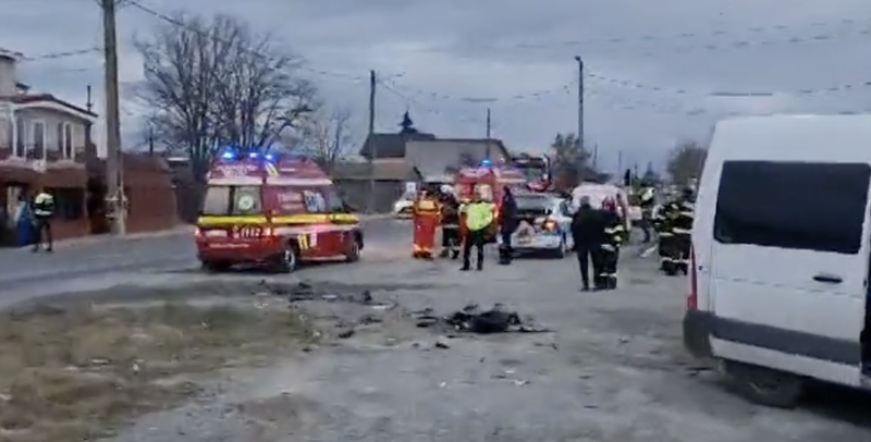 Accident grav în Techirghiol