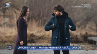 VIDEO - Noul serial fenomen, &bdquo;Promisiunea&rdquo;, va avea premiera astăzi, ora 20:00, la Kanal D! Povestea tulburătoare va putea fi urmărită de luni p&acirc;nă joi, de la ora 20:00