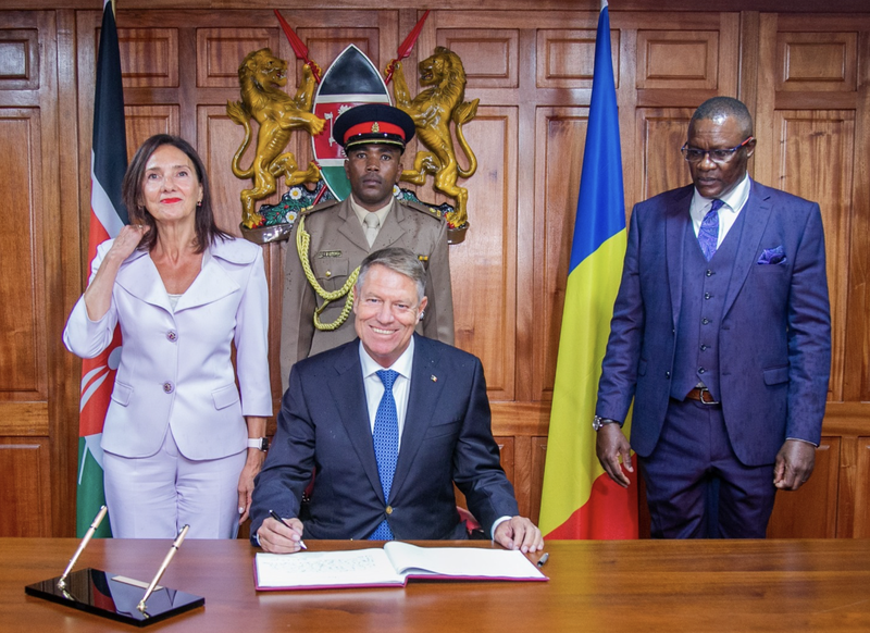 Președintele României, Klaus Iohannis, a ajuns în Kenya