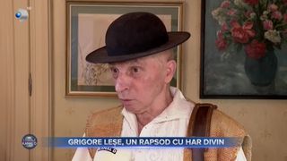VIDEO - Grigore Leșe, un rapsod cu har divin. „Trebuie să mărturisești credința, nu este de ajuns numai să crezi”